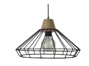COLGANTE REJA OXIDO 40CM COD 383